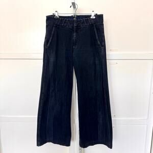 Marithe Francois Girbaud Wide Leg Light Weight Denim Sz 32